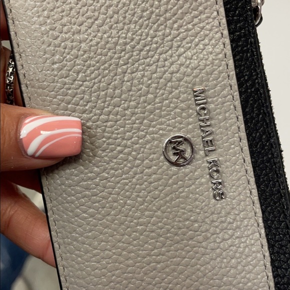 MK grey and black slim card holder! Has a spot or two of west but good condition - Picture 3 of 3